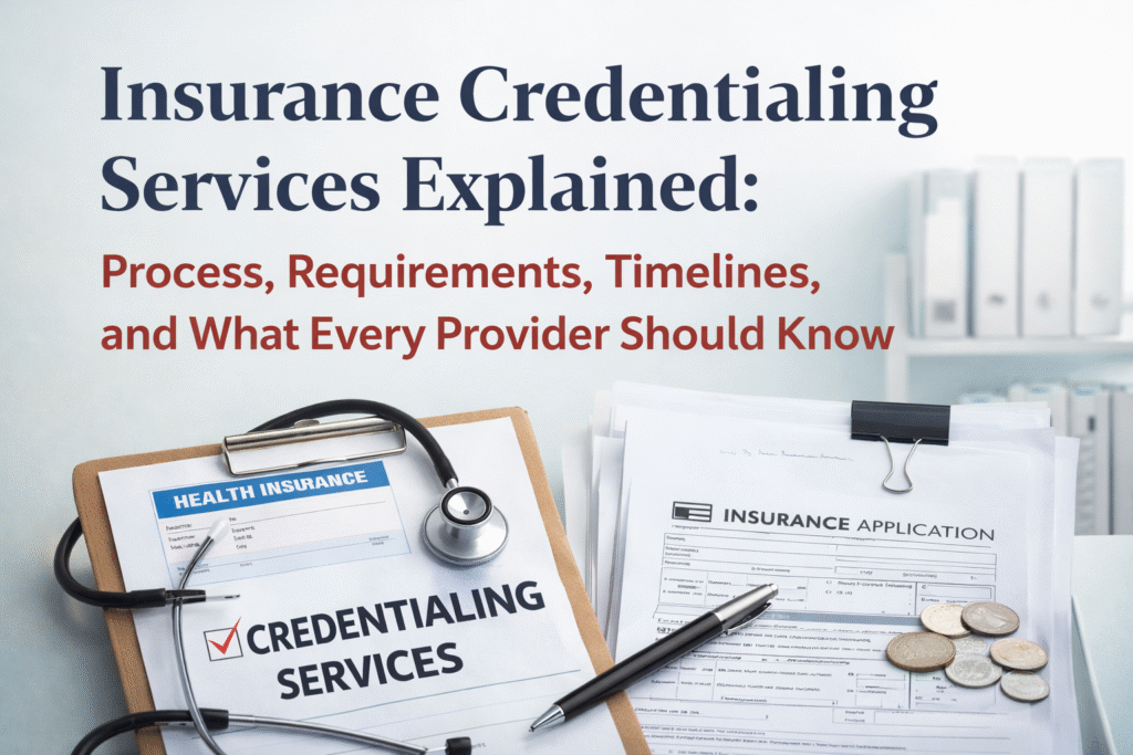 Insurance Credentialing Services Explained: Process, Requirements, Timelines, and What Every Provider Should Know