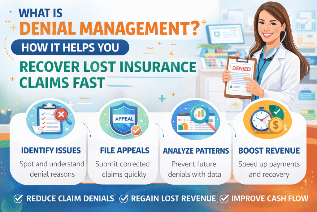 What Is Denial Management? How It Helps You Recover Lost Insurance Claims Fast