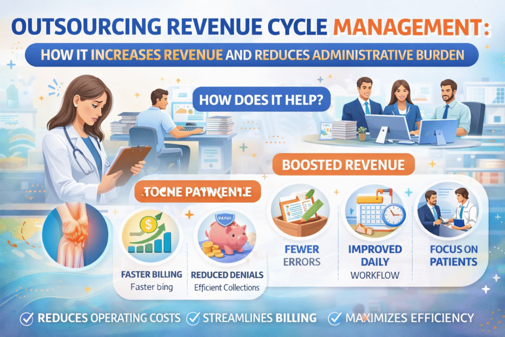 Outsourcing Revenue Cycle Management: How It Increases Revenue and Reduces Administrative Burden