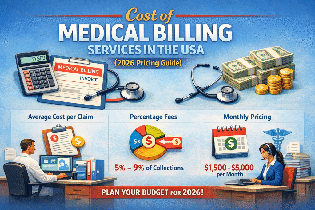 Cost of Medical Billing Services in the USA (2026 Pricing Guide)