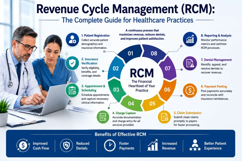 Revenue Cycle Management (RCM): The Complete Guide for Healthcare Practices