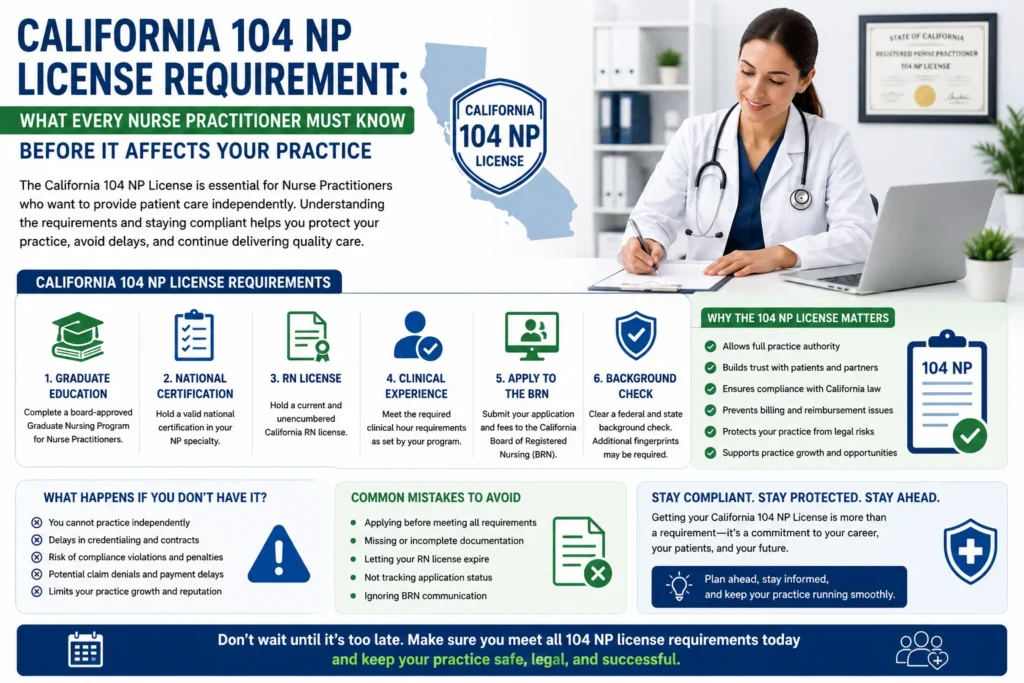 California 104 NP License Requirement: What Every Nurse Practitioner Must Know Before It Affects Your Practice